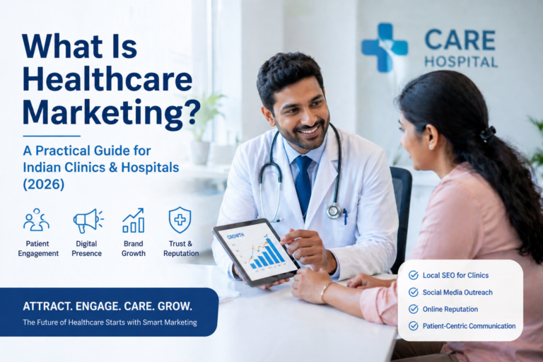 What Is Healthcare Marketing? A Practical Guide for Indian Clinics & Hospitals (2026)